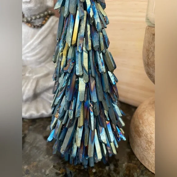 Titanium quartz holiday tree decor - Picture 6 of 10